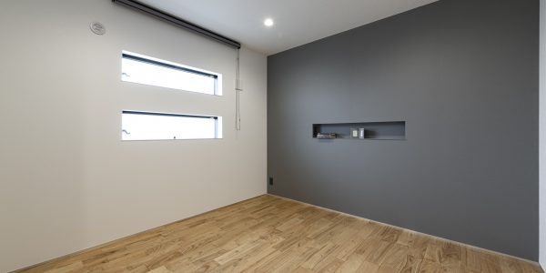 【福岡市　注文住宅｜中庭のある平屋】 ～内庭で子供たちが走り回れる住まい～ 寝室