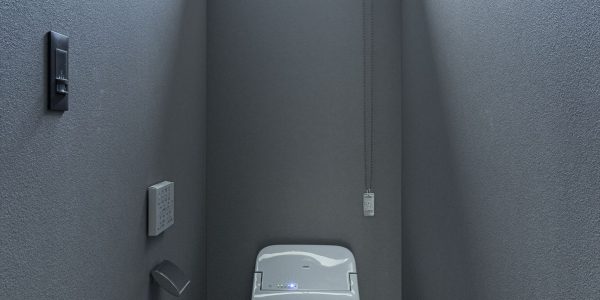 【福岡　注文住宅｜中庭を囲む癒しの平屋】　～くらしを楽しむ贅沢～ トイレ
