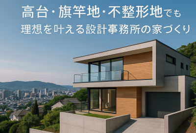 福岡で土地が見つからない方へ　高台、旗竿地、変形敷地